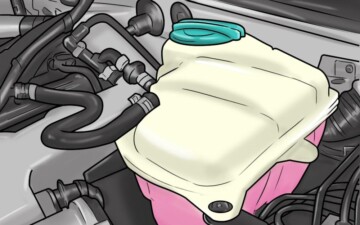 Remplacement du réservoir de liquide de refroidissement