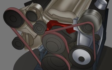 Remplacement d’une courroie d’accessoire