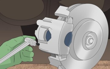 Serrer un boulon d’étrier de frein