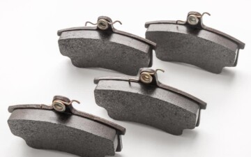 Différents types de plaquettes de frein
